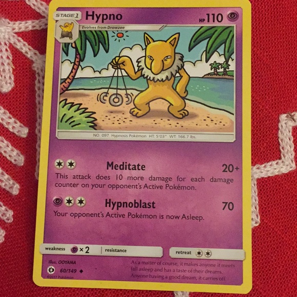 Pokemon | Other | Pokmon Card Hypno | Poshmark